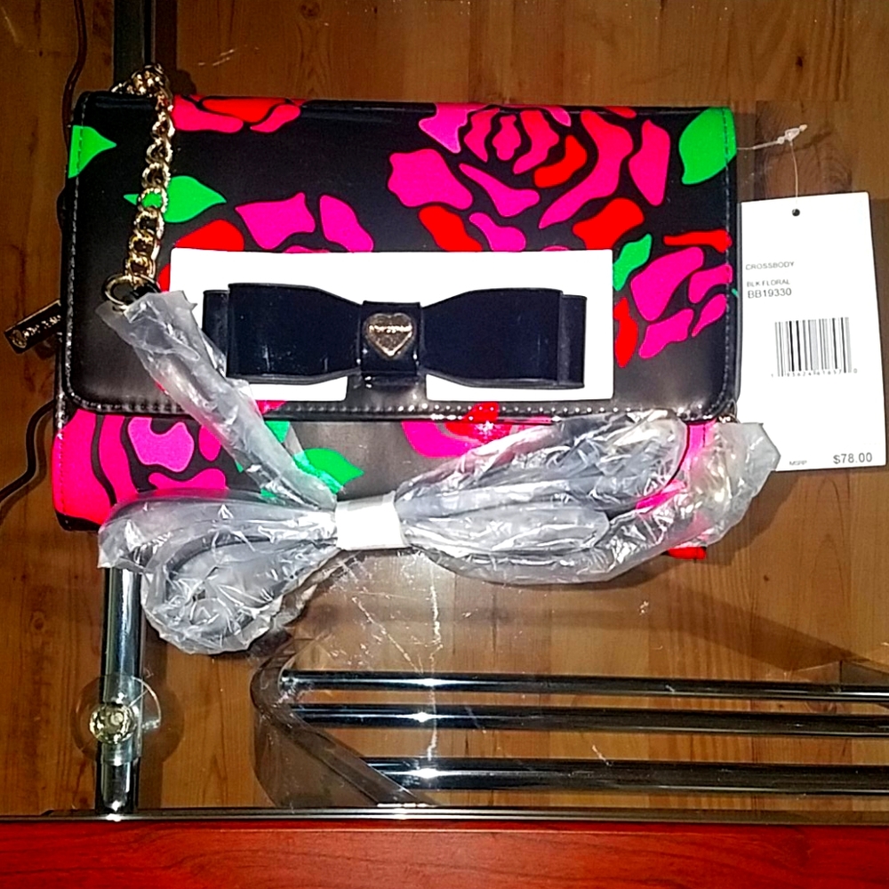 Betsy Johnson cross body bag NWT